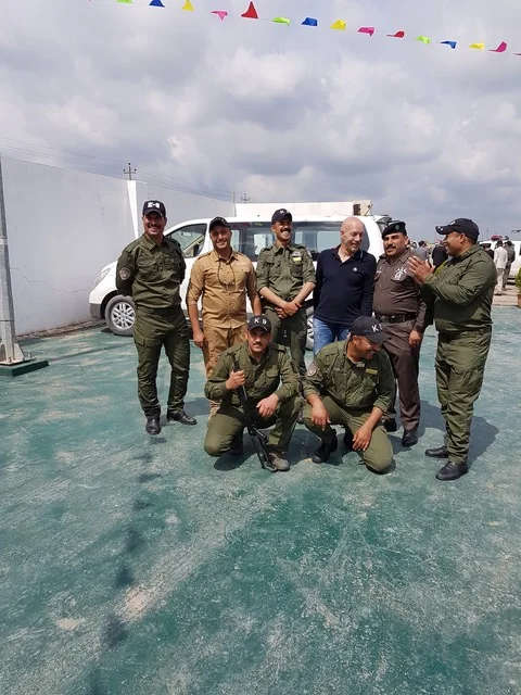 Working visit with an Iraqi police team
